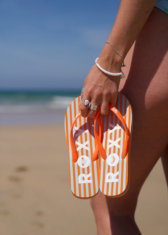 Tahiti VII Classic Orange Flip-Flops
