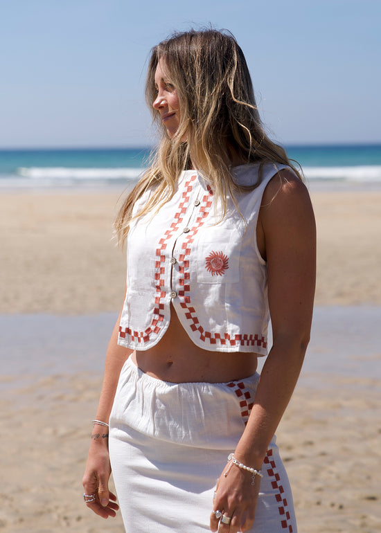Secret Cove Woven Top