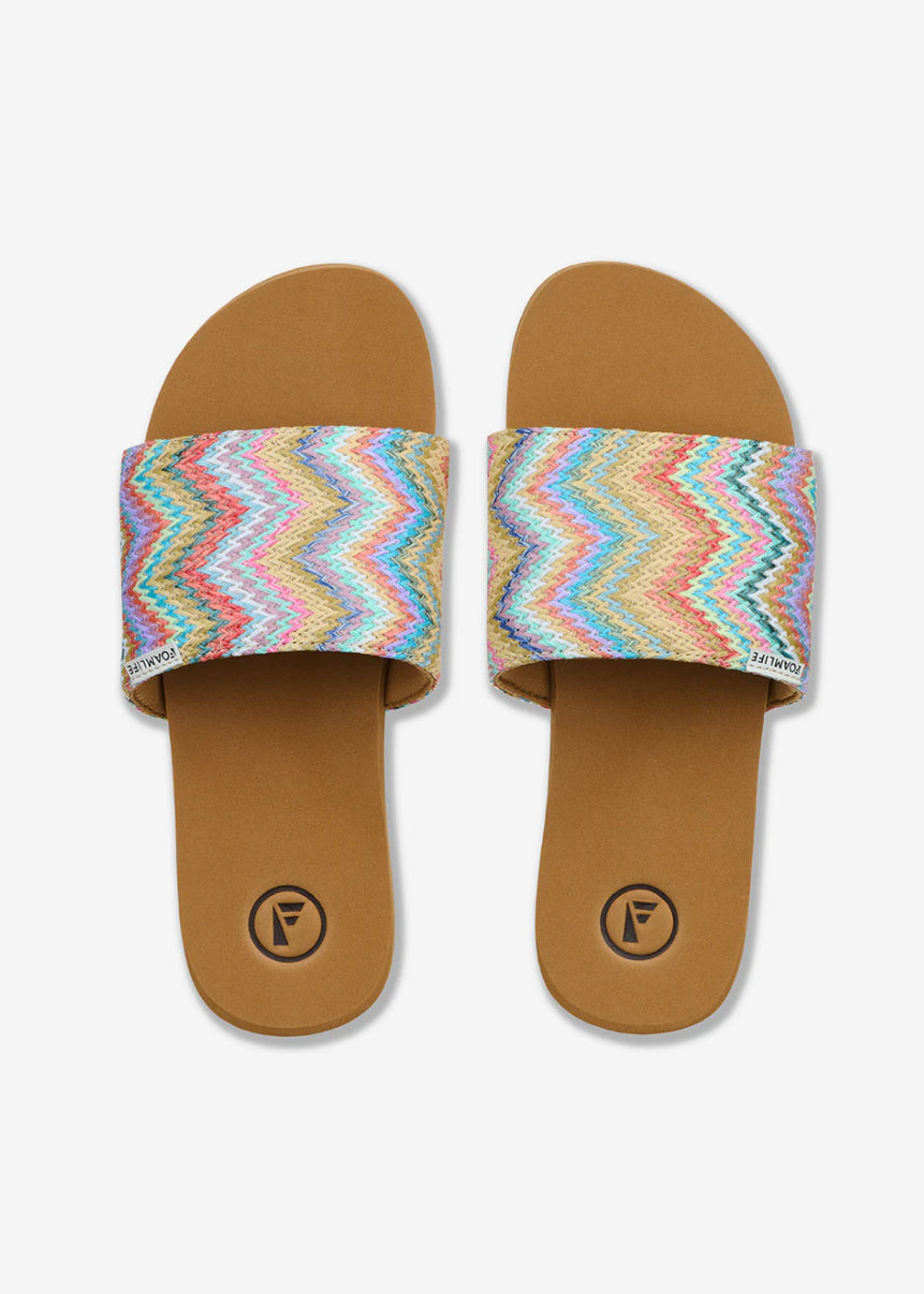 K Bay Slider Sandals - Latte Brown