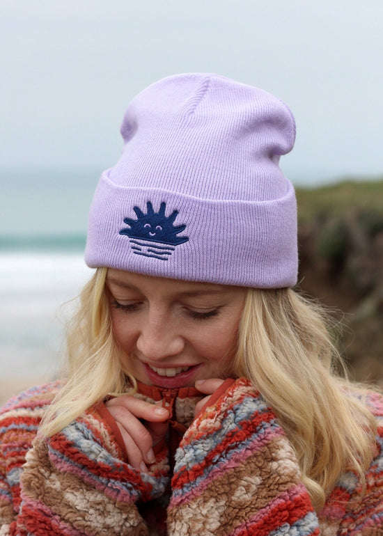 Load image into Gallery viewer, Dawn Patrol Classic Beanie in Lilac
