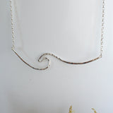 Whipsiderry Wave Sterling Silver Necklace by Sadie Jewellery