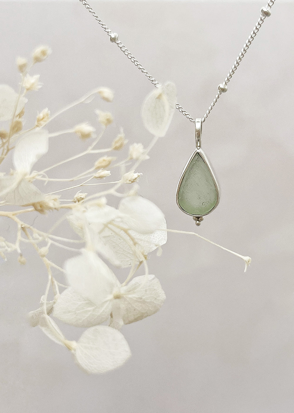 Ocean Tides Seaglass Pendant Necklace