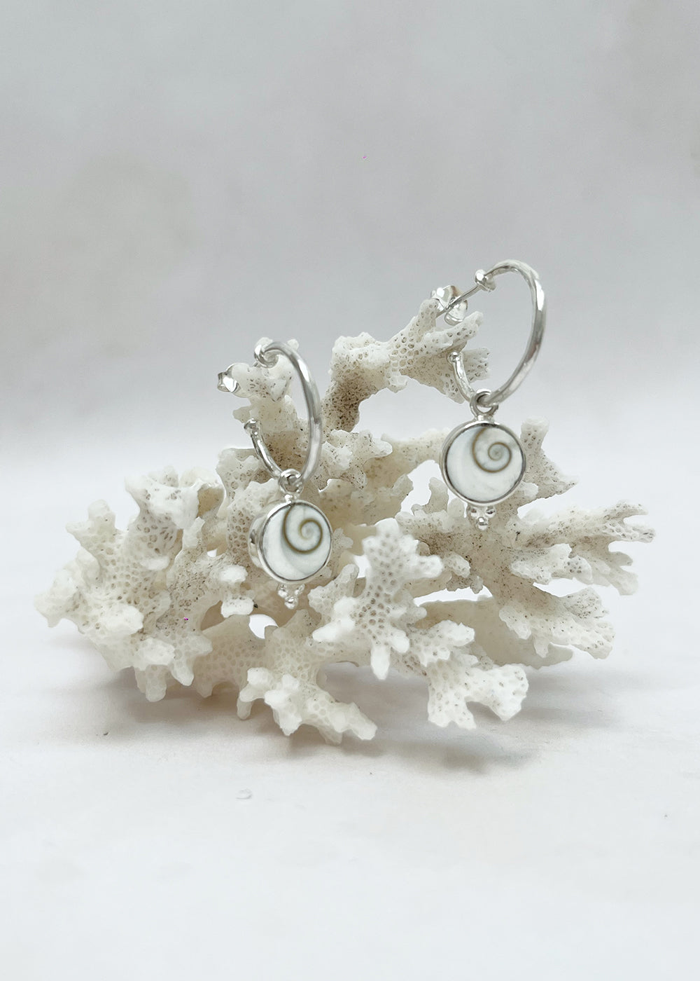 Shiva Shell Hoop Earrings