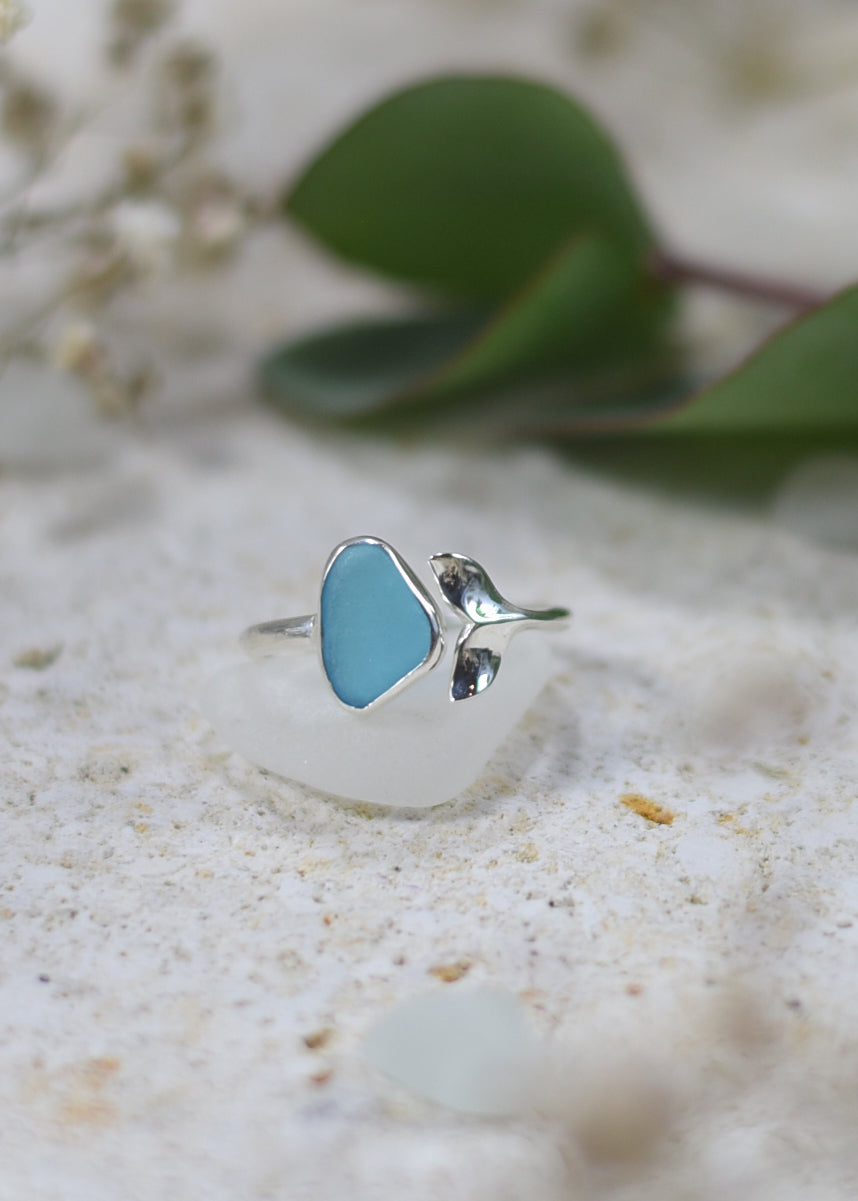 Load image into Gallery viewer, Mermaid Sterling Silver Adjustable Ring by Shimmy Bracelets
