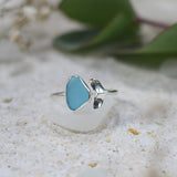 Mermaid Sterling Silver Adjustable Ring by Shimmy Bracelets