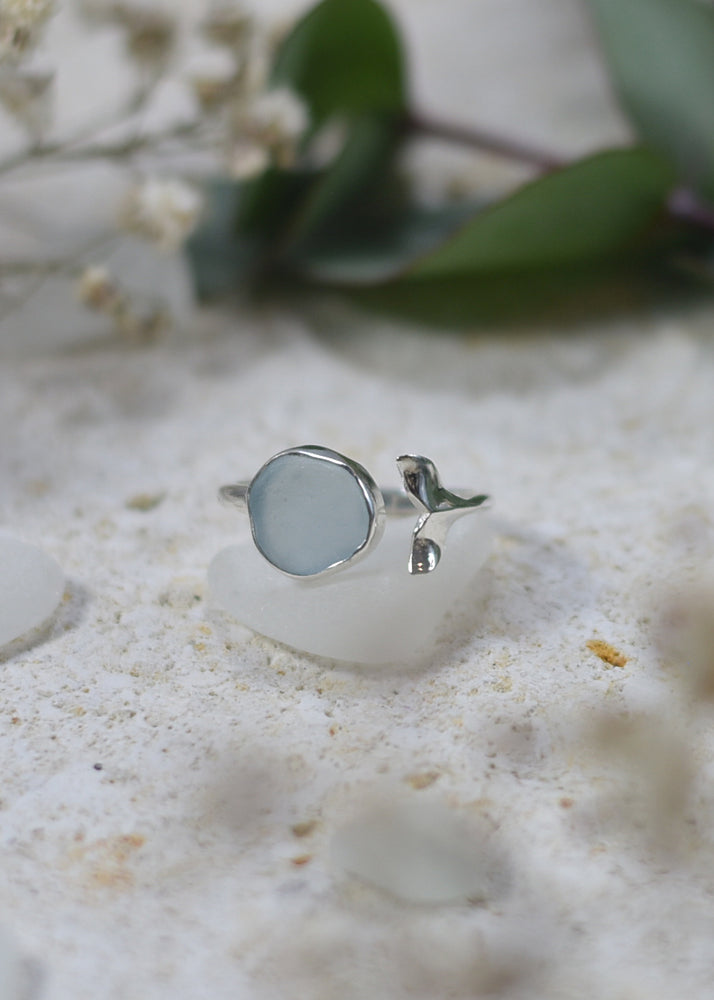 Mermaid Sterling Silver Adjustable Ring by Shimmy Bracelets