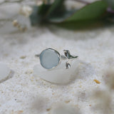 Mermaid Sterling Silver Adjustable Ring by Shimmy Bracelets