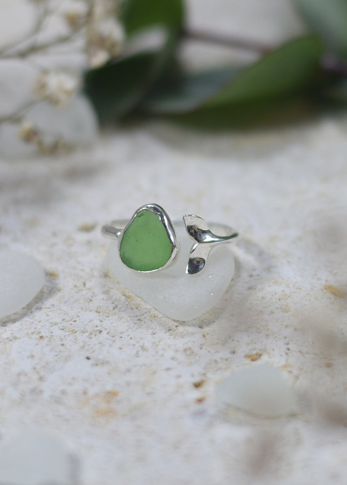 Mermaid Sterling Silver Adjustable Ring by Shimmy Bracelets