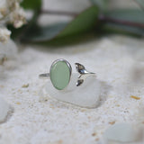 Mermaid Sterling Silver Adjustable Ring by Shimmy Bracelets