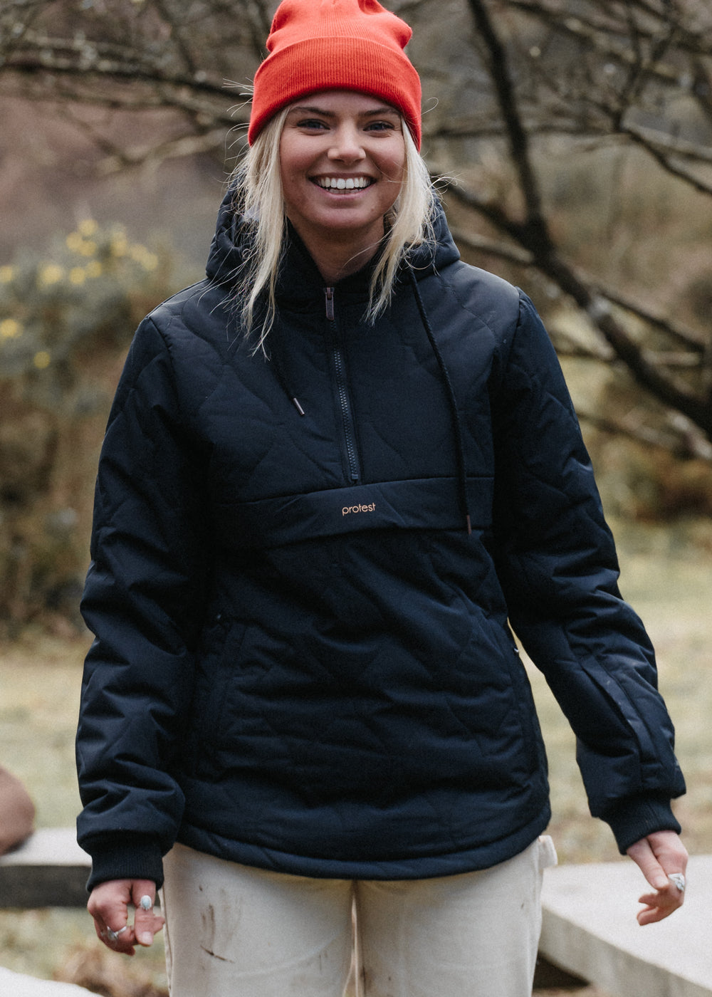 Protest Peonies Waterproof Snow Jacket The Beach Boutique A Shop For Ocean Lovers