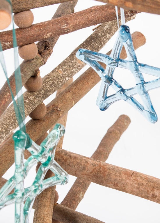 Small Glass Star Decoration