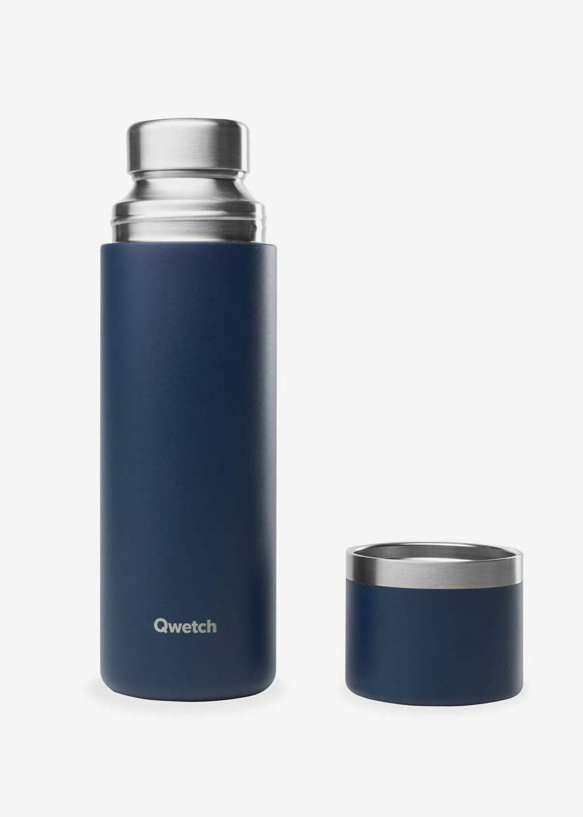 Load image into Gallery viewer, Insulated Stainless Steel Flask in Navy Blue

