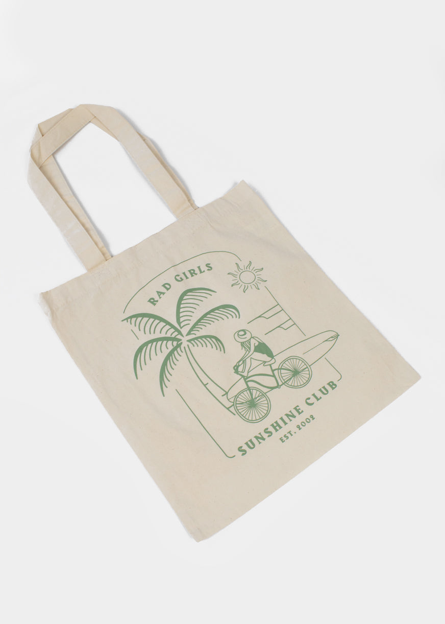 Rad Girls Sunshine Club Shopper Tote Bag