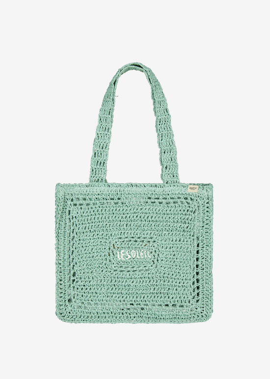 Mahya Straw Shopper in Light Caledon