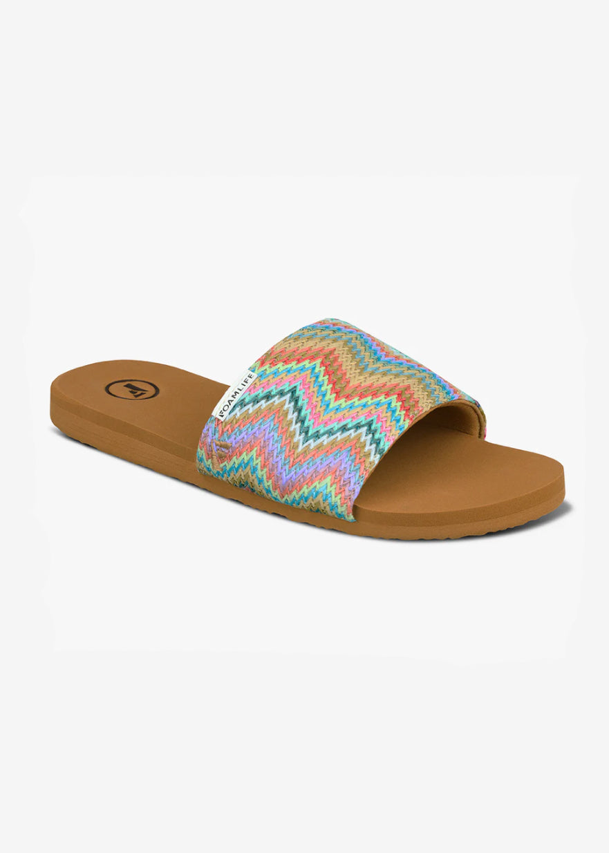 K Bay Slider Sandals - Latte Brown