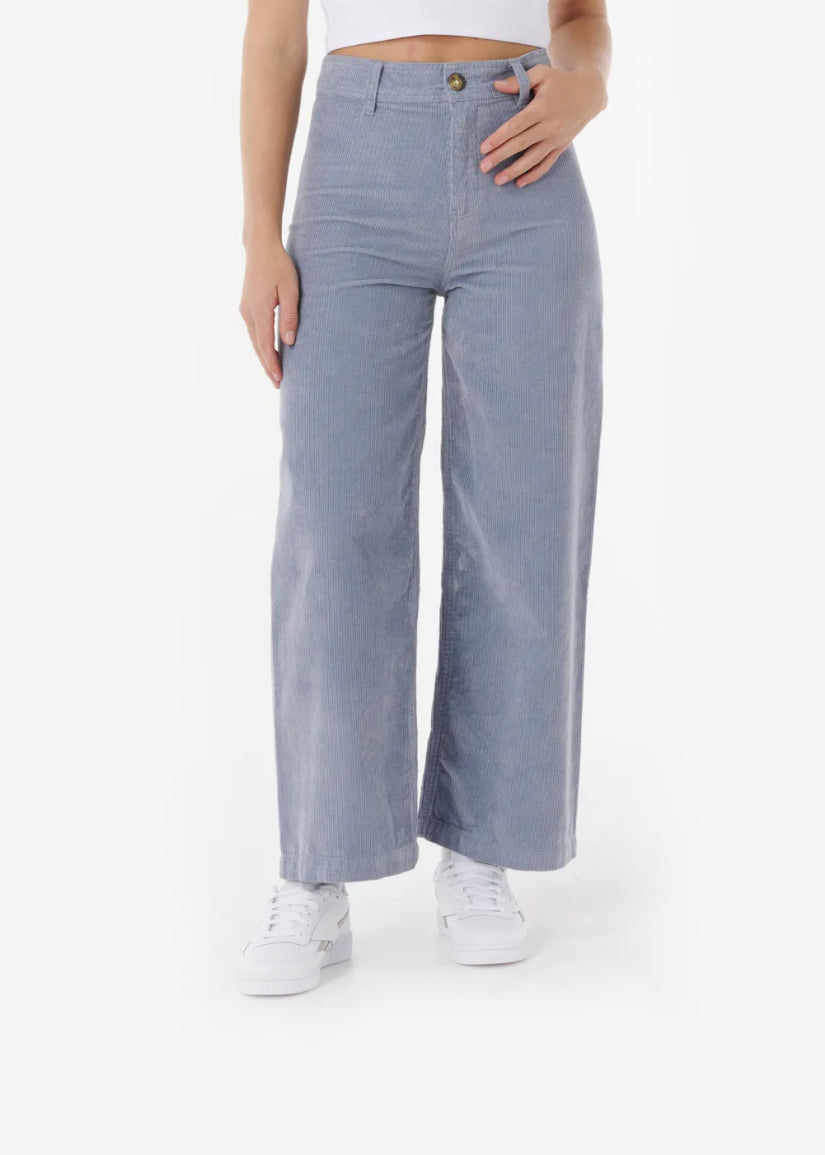 Stevie Cord Trousers in Blue Grey