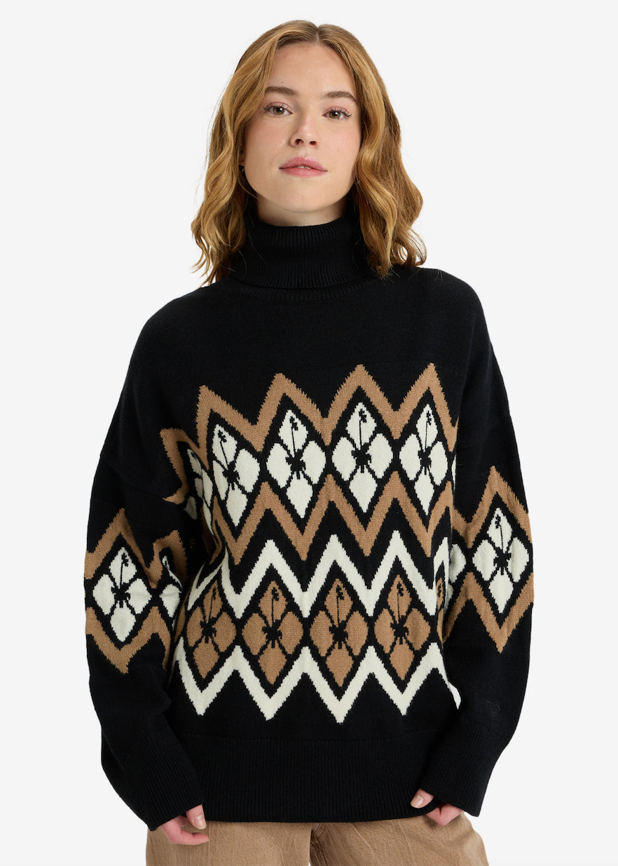 Saltwater Lover Knit Jumper in Anthracite