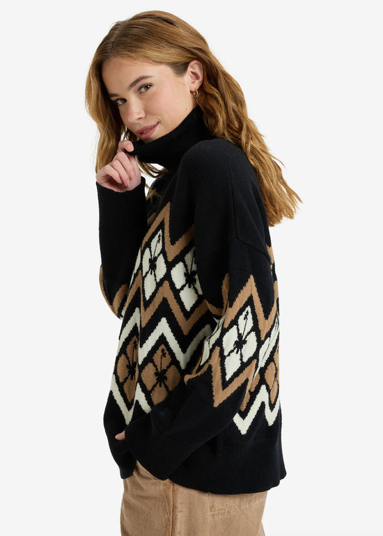 Saltwater Lover Knit Jumper in Anthracite