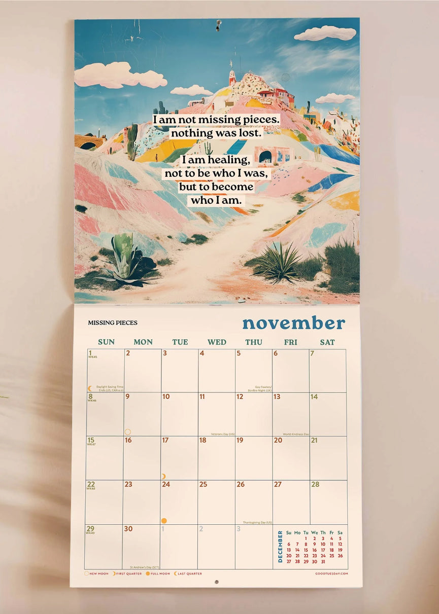 2026 Journey of Healing Wall Calendar