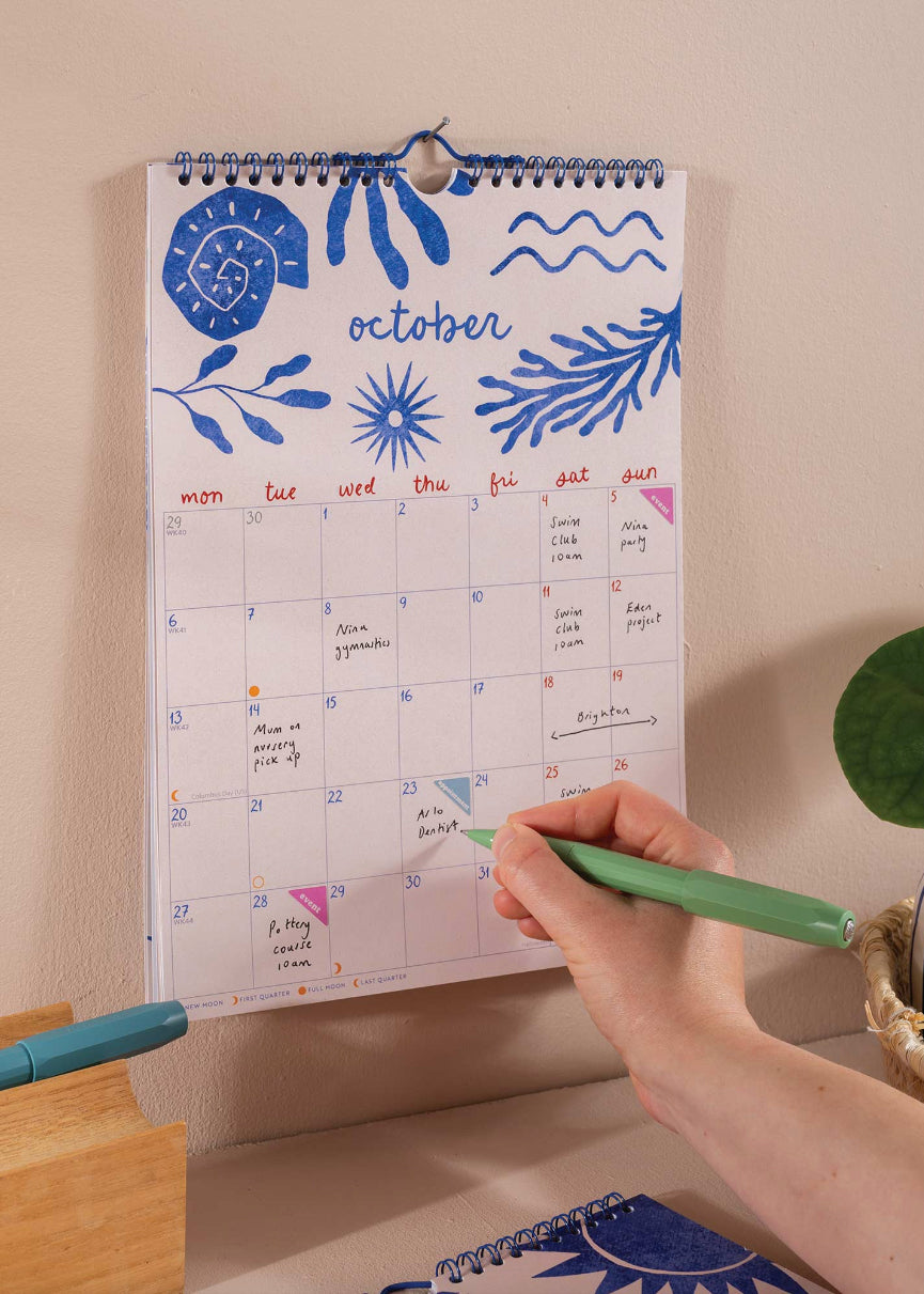 2026 Ocean Mermaid Calendar