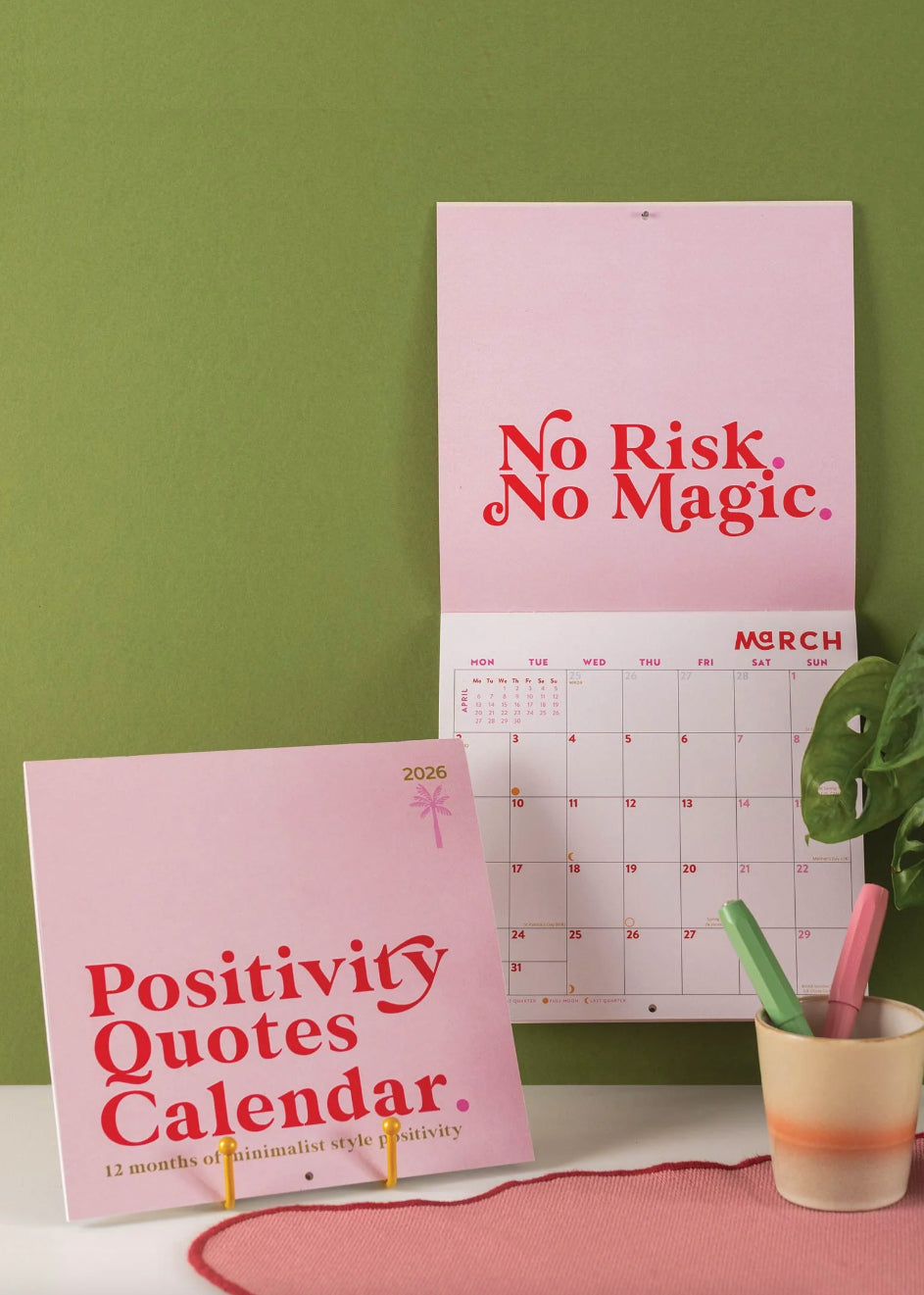 2026 Positivity Wall Calendar