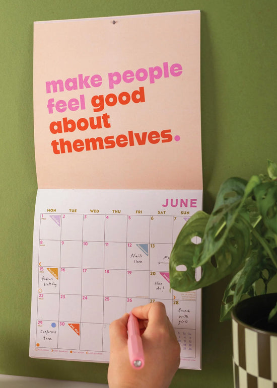 2026 Positivity Wall Calendar