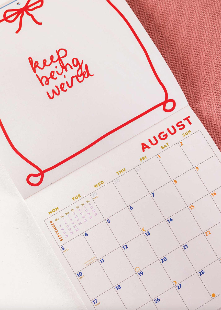2026 Positivity Wall Calendar
