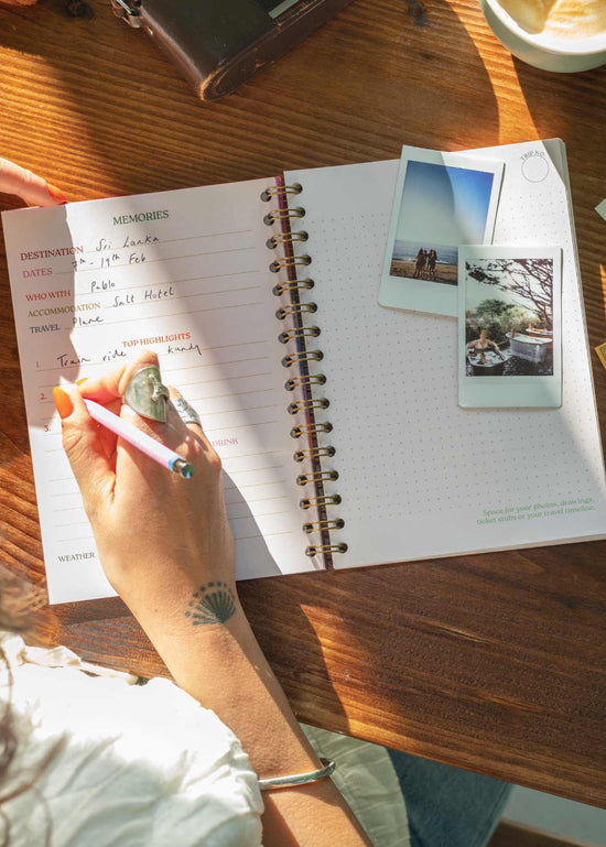 A5 Wanderlust Travel Journal