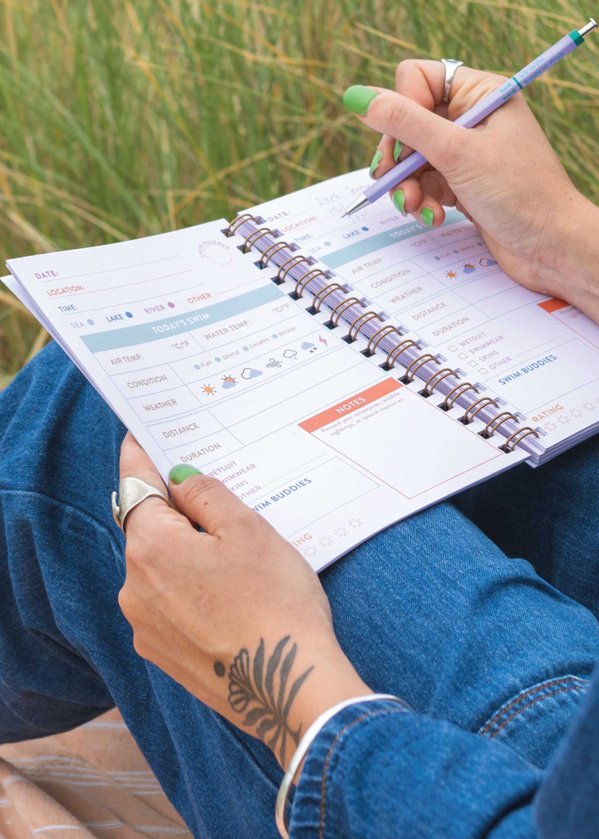 A5 Seascape Wild Swim Journal | Log Book