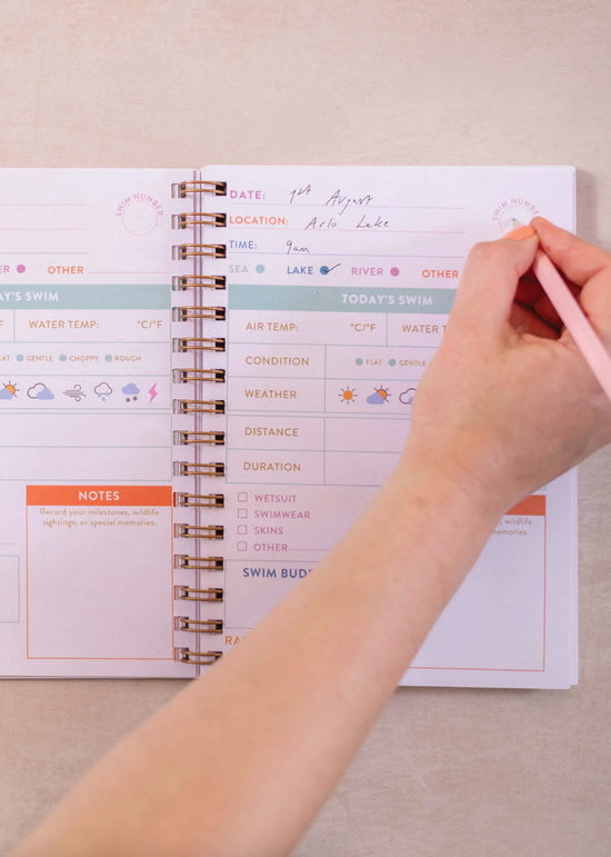 A5 Seascape Wild Swim Journal | Log Book