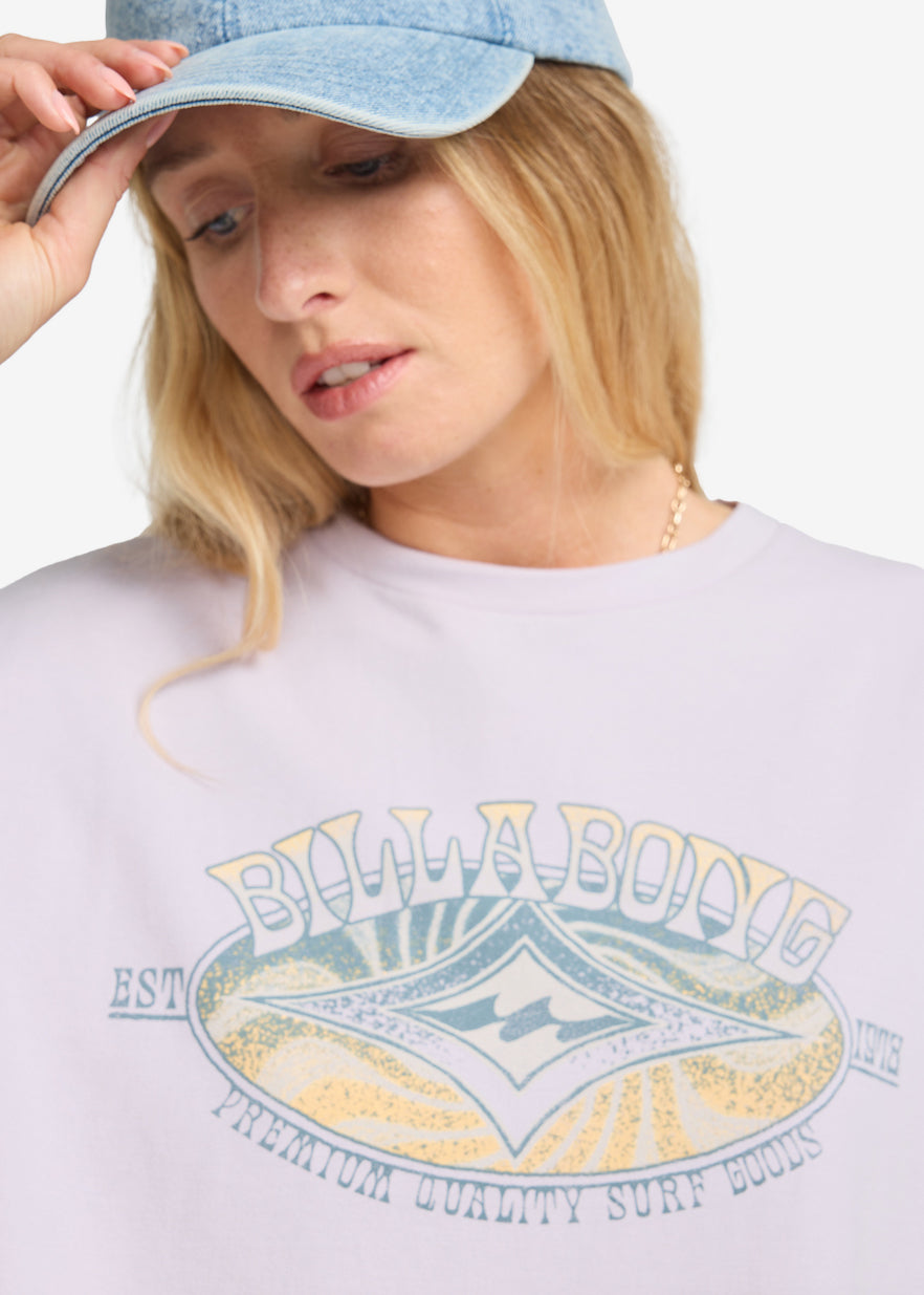 Quality Surf Tee in Violet Ice