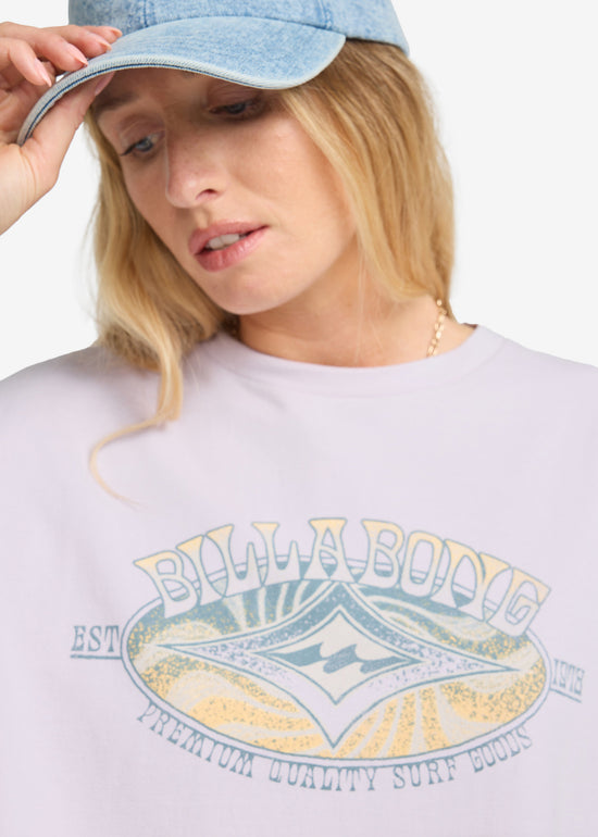 Quality Surf Tee in Violet Ice