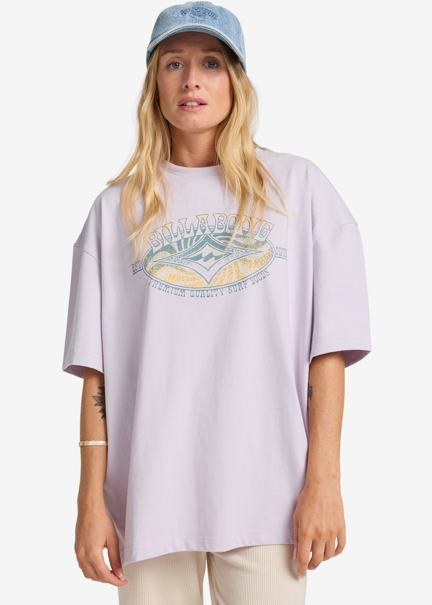 Quality Surf Tee in Violet Ice