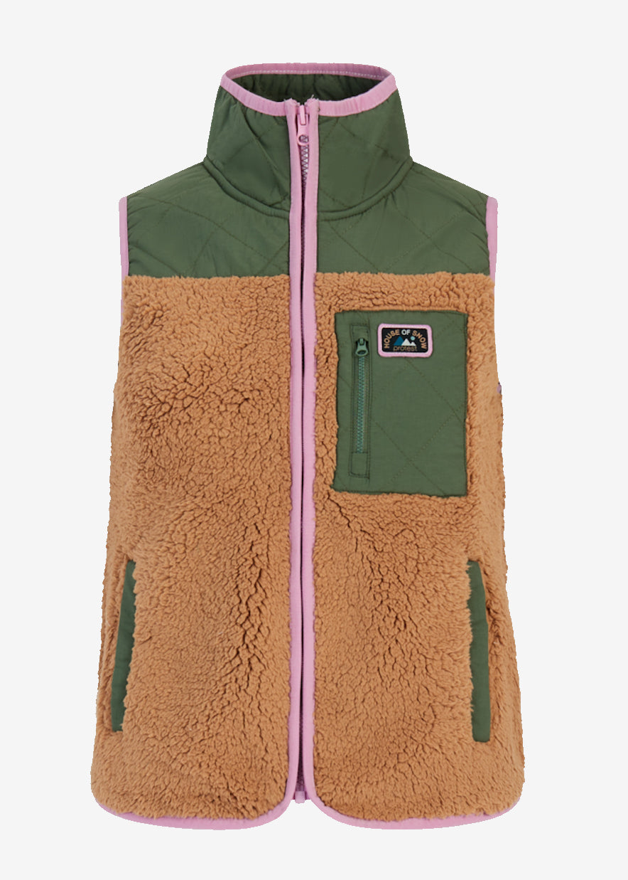 Try Body Warmer in Teddy Brown