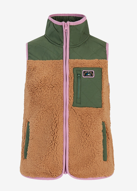 Try Body Warmer in Teddy Brown