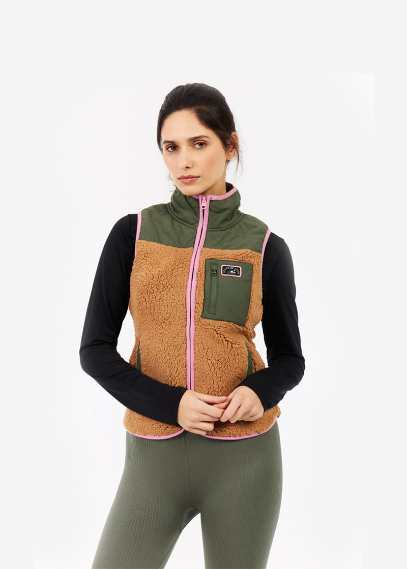 Try Body Warmer in Teddy Brown