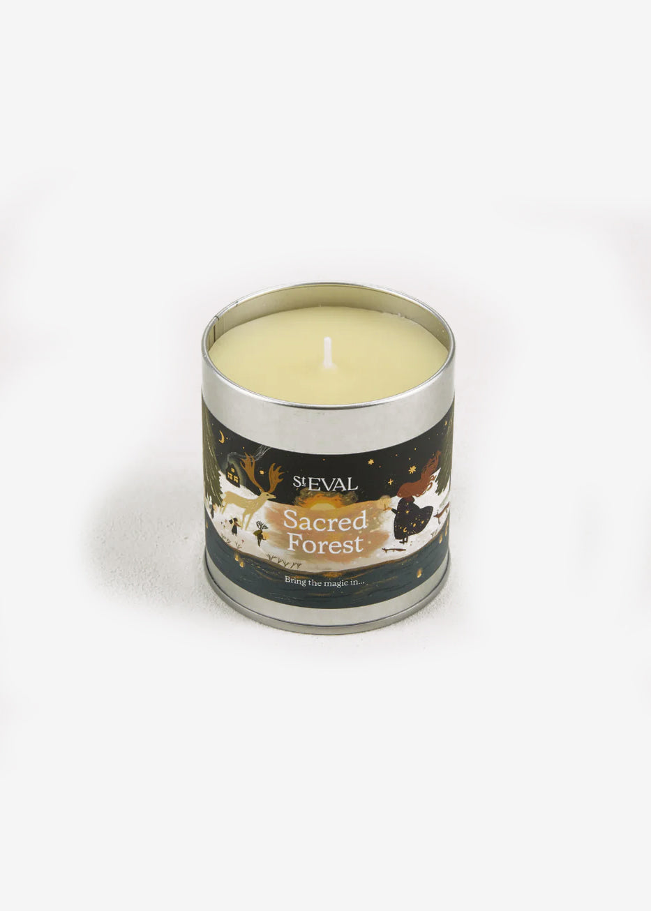 Sacred Forest Scented Christmas Tin Candle