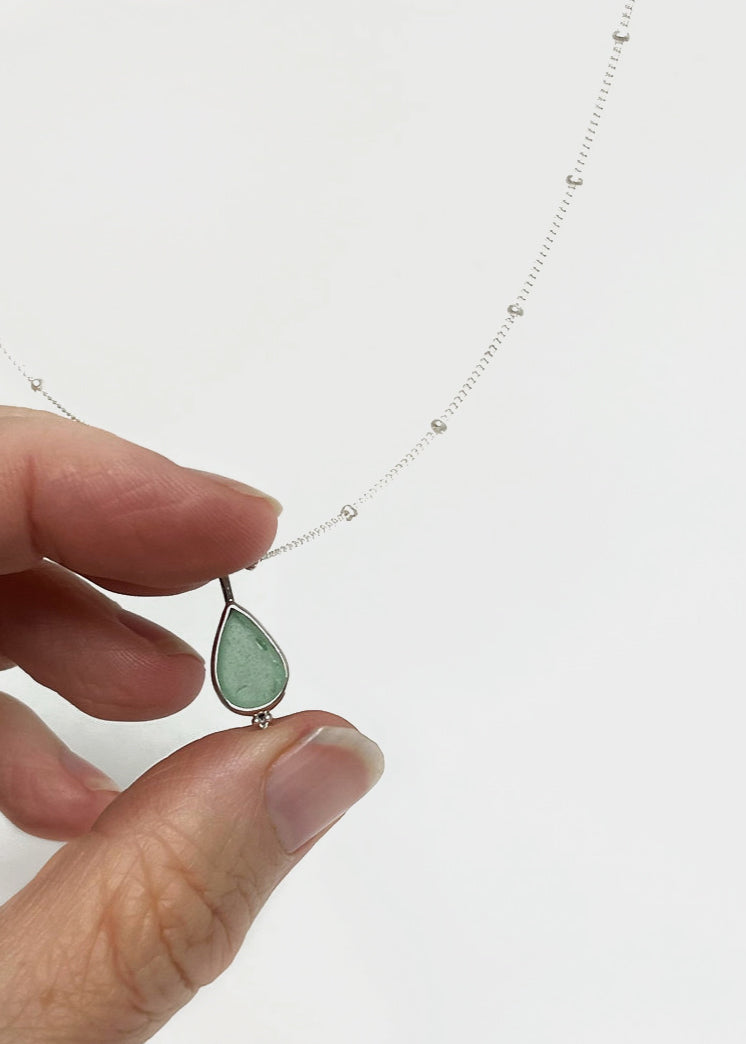 Ocean Tides Seaglass Pendant Necklace