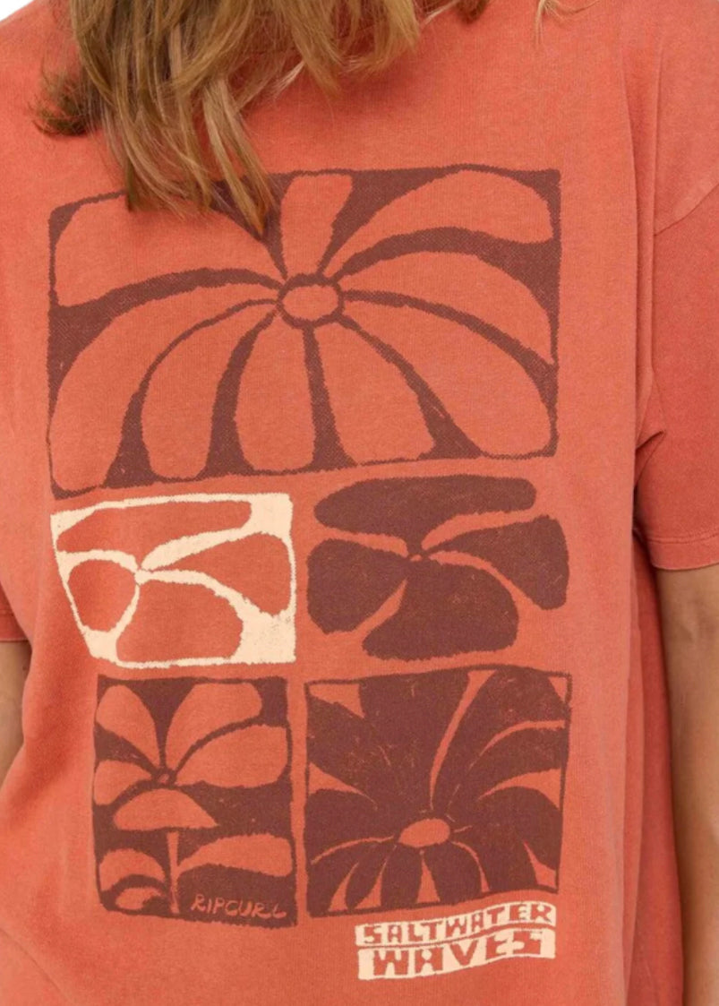 Oceanic Heritage Tee in Brick