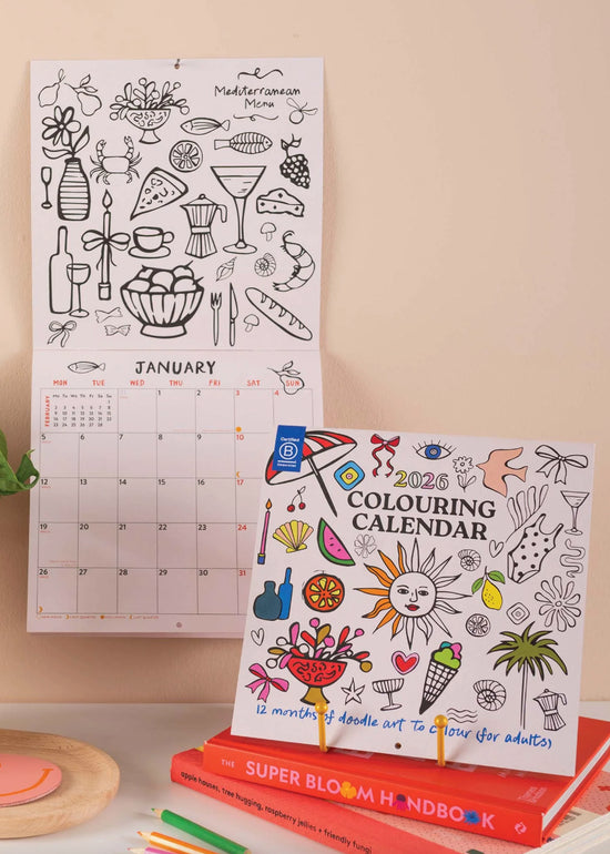 2026 Colouring in Calendar