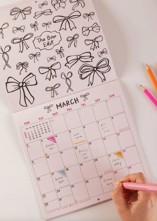 2026 Colouring in Calendar