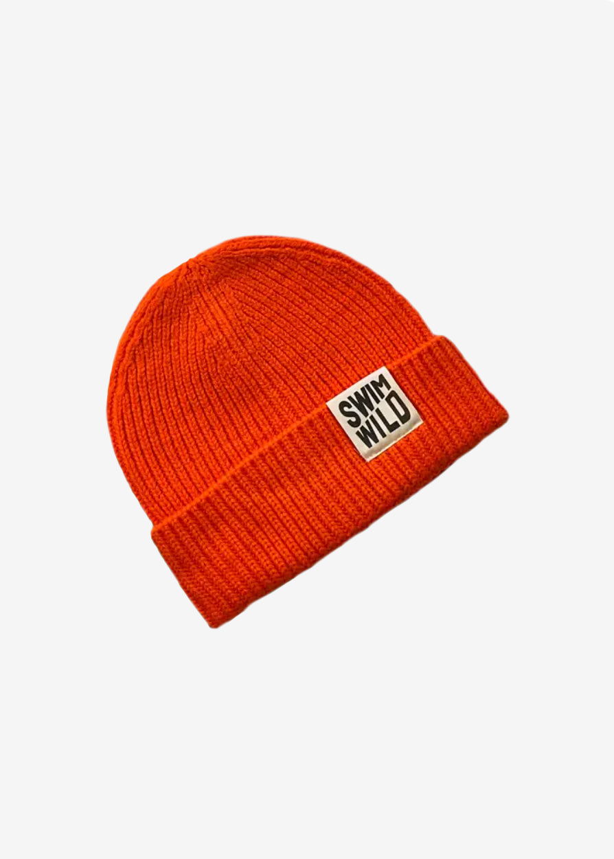 Swim Wild Orange Beanie