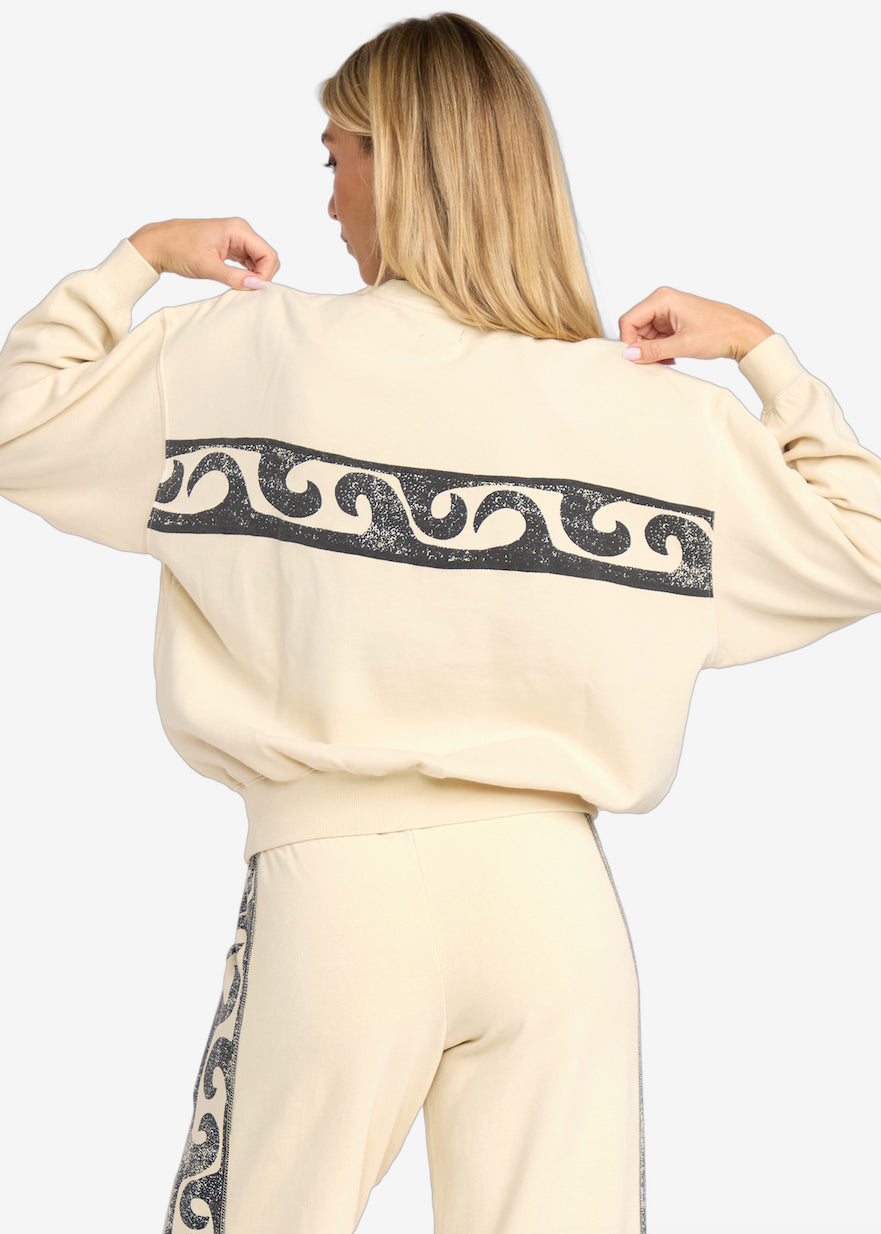 Sun Wave Livin Kendal Crew Sweatshirt