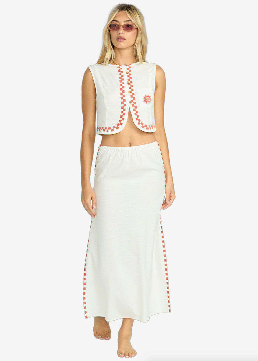 Secret Cove Midi Skirt