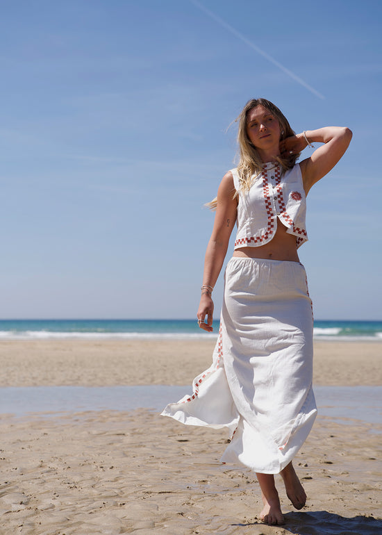 Secret Cove Midi Skirt