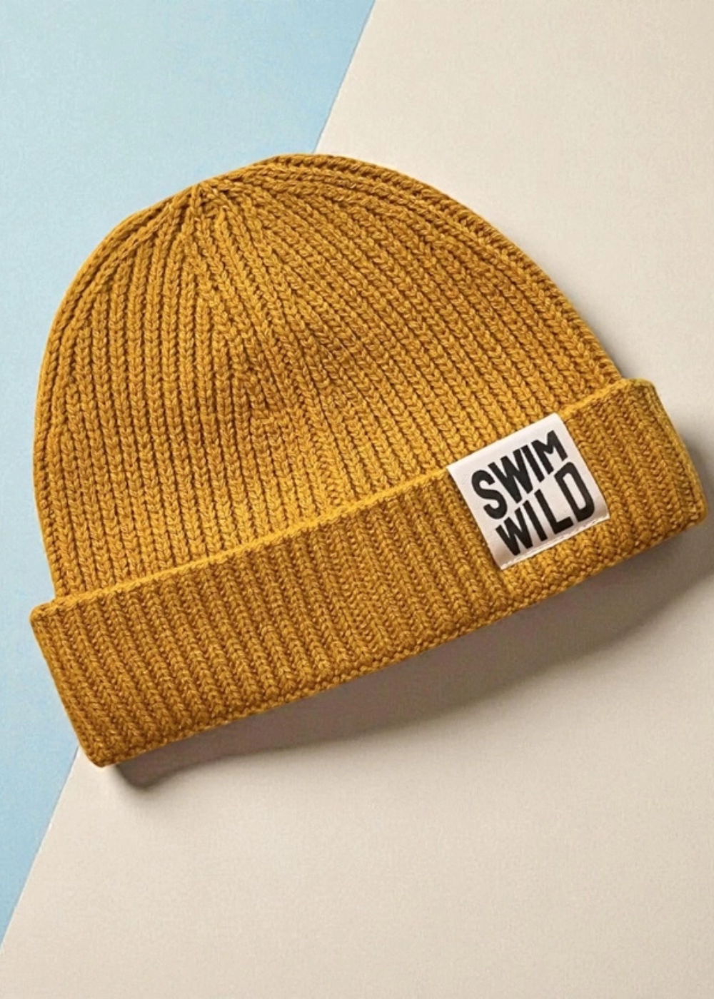 Wild Swim Beanie in Mustard