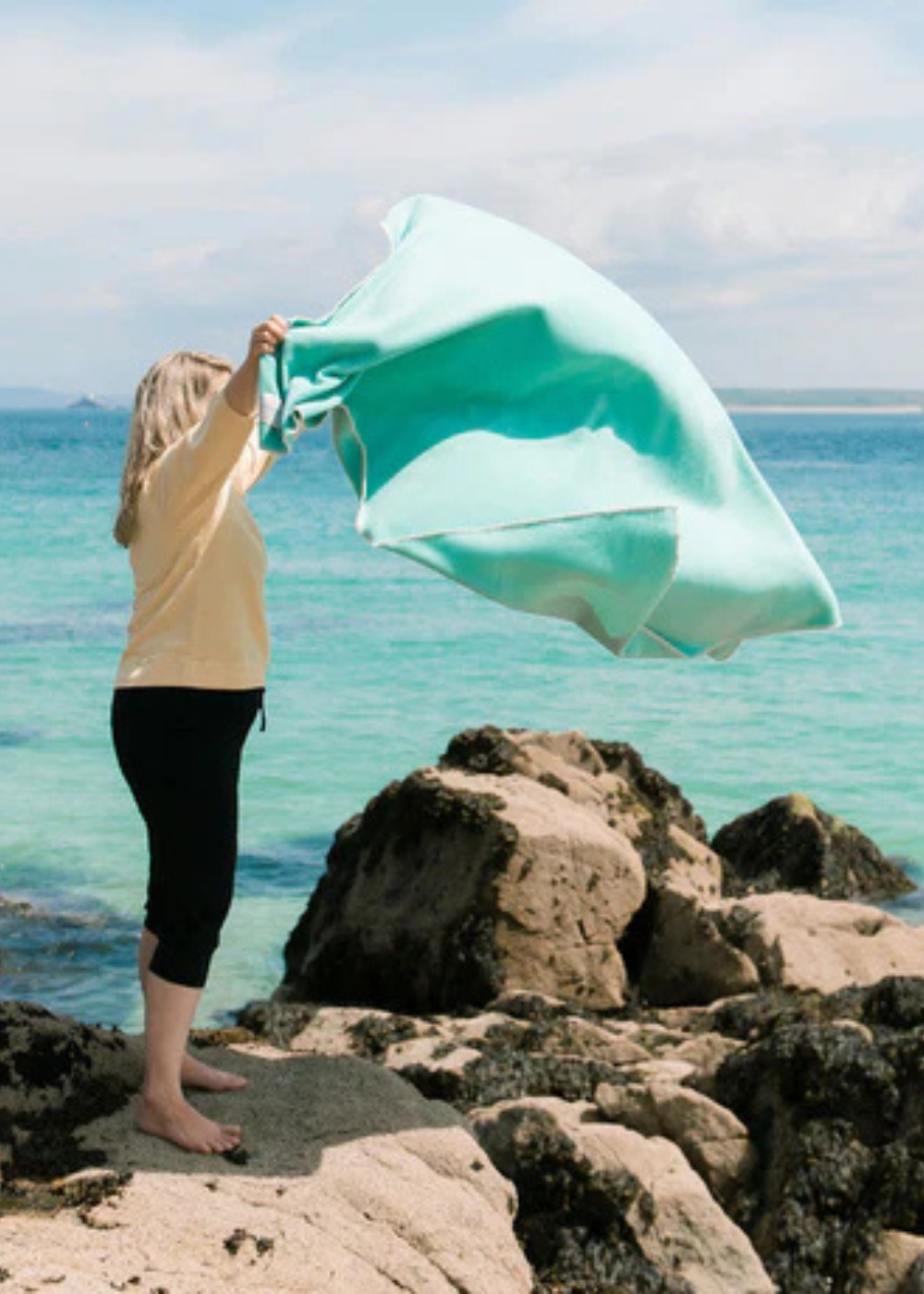 Seafoam Fleece Blanket