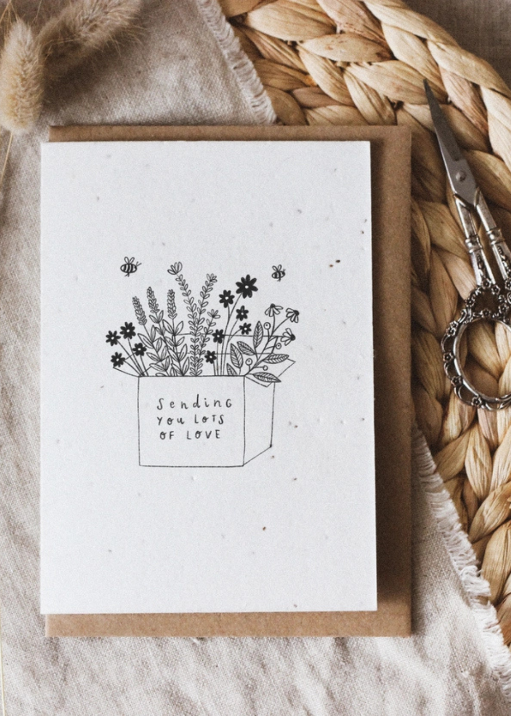 Sending Love Plantable Seed Card