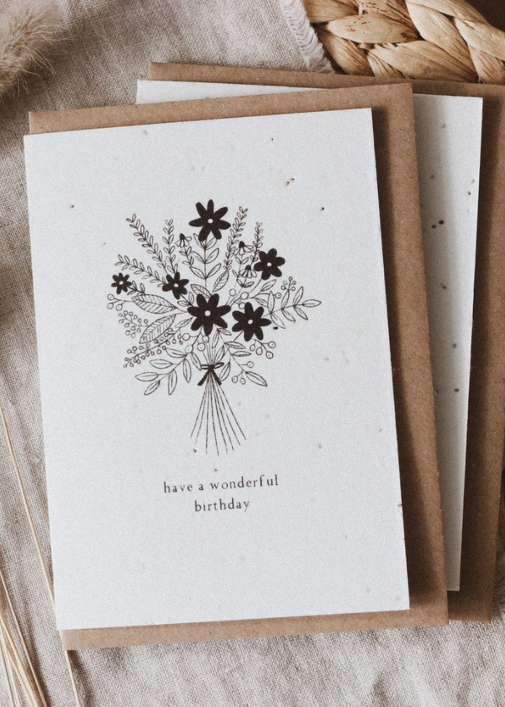 Happy Birthday Plantable Seed Card