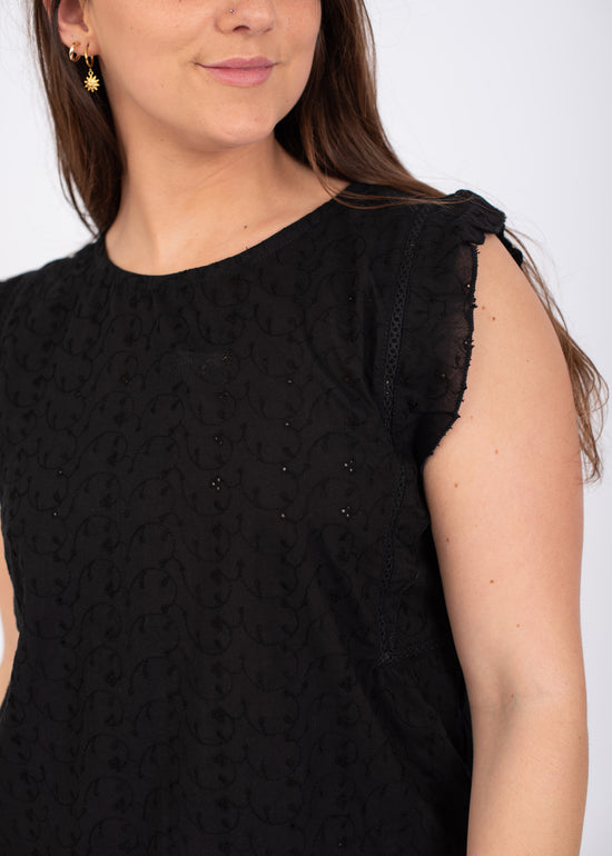 Pyrite Ruffle Sleeve Top